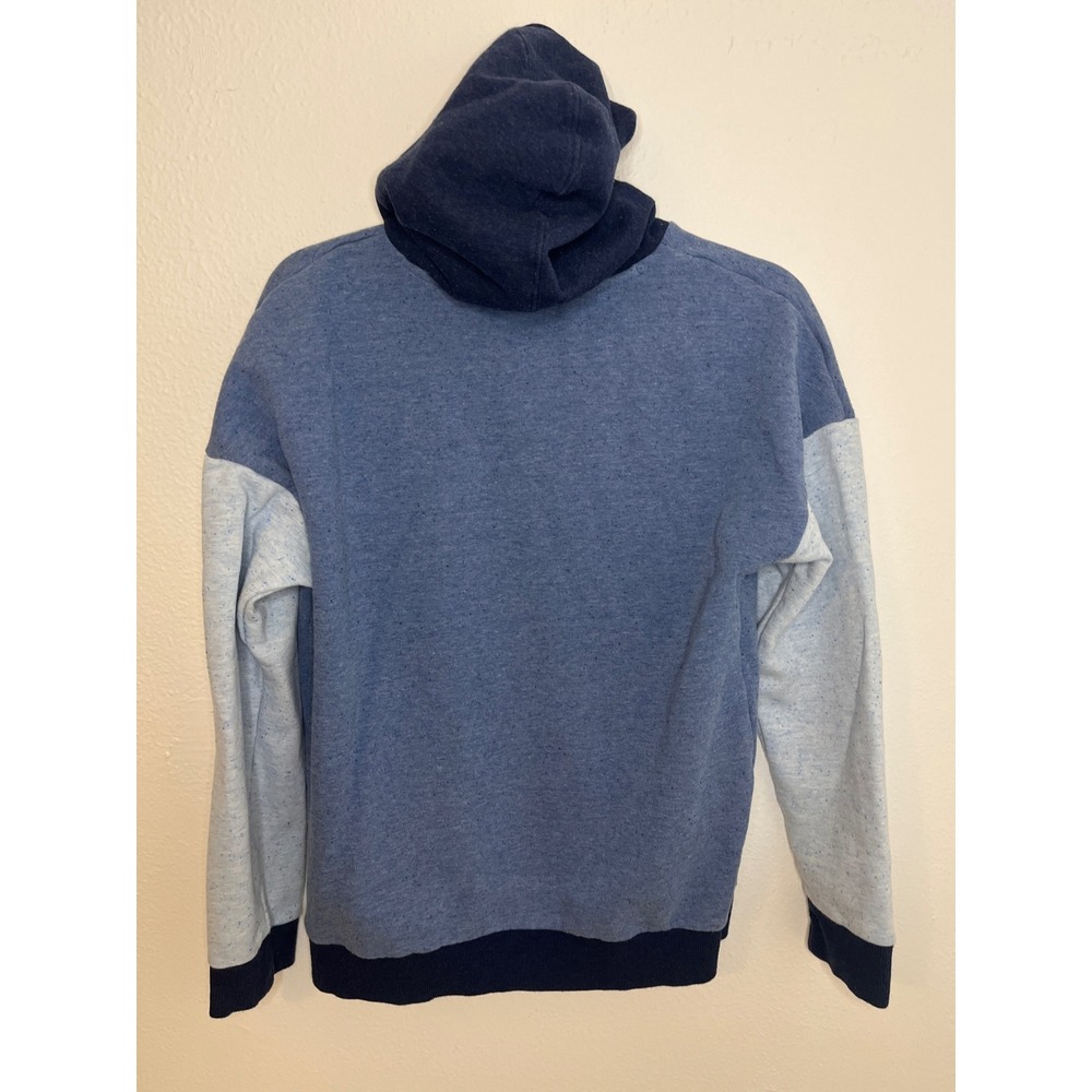 Hurley Kids Hoodie XL Blue Speckled Logo Patch Kangaroo Pocket Pullover - Picture 3 of 4